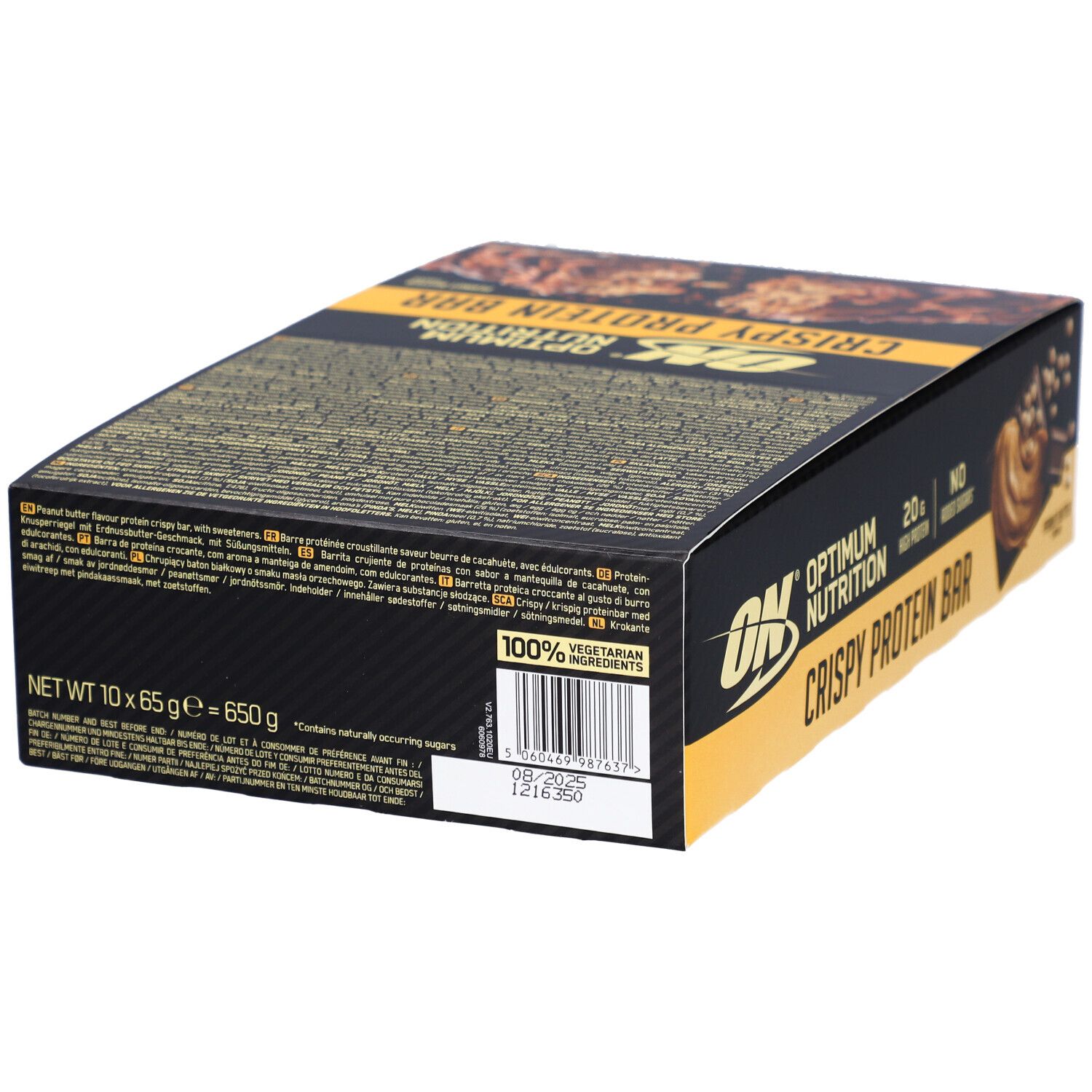 Optimum Nutrition CRISPY PROTEIN BAR Peanut Butter