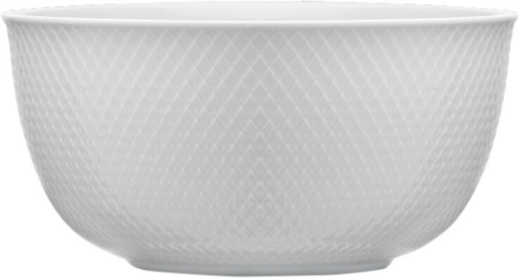 Lyngby Porcelæn Rhombe Serveringsskål Hvid