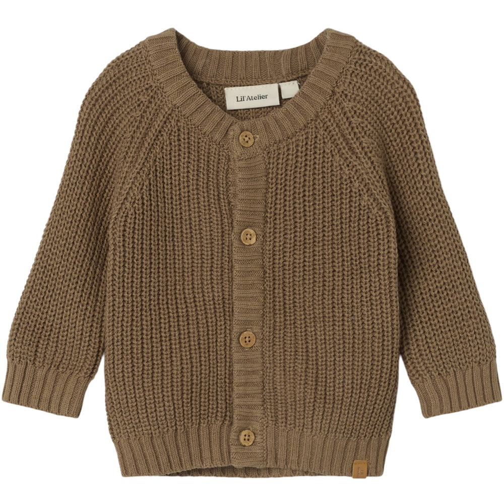 Køb Lil'Atelier Sepia Tint Emlen Strik Cardigan Noos