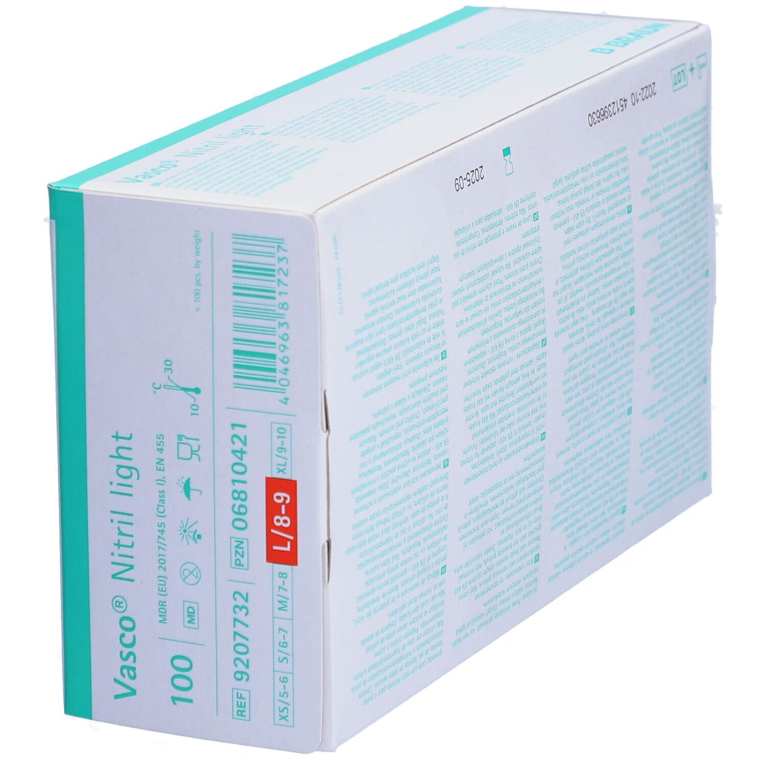 Vasco® Nitril blue Untersuchungs-Handschuhe