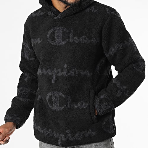 Sweat Capuche Polaire 216718 Noir
