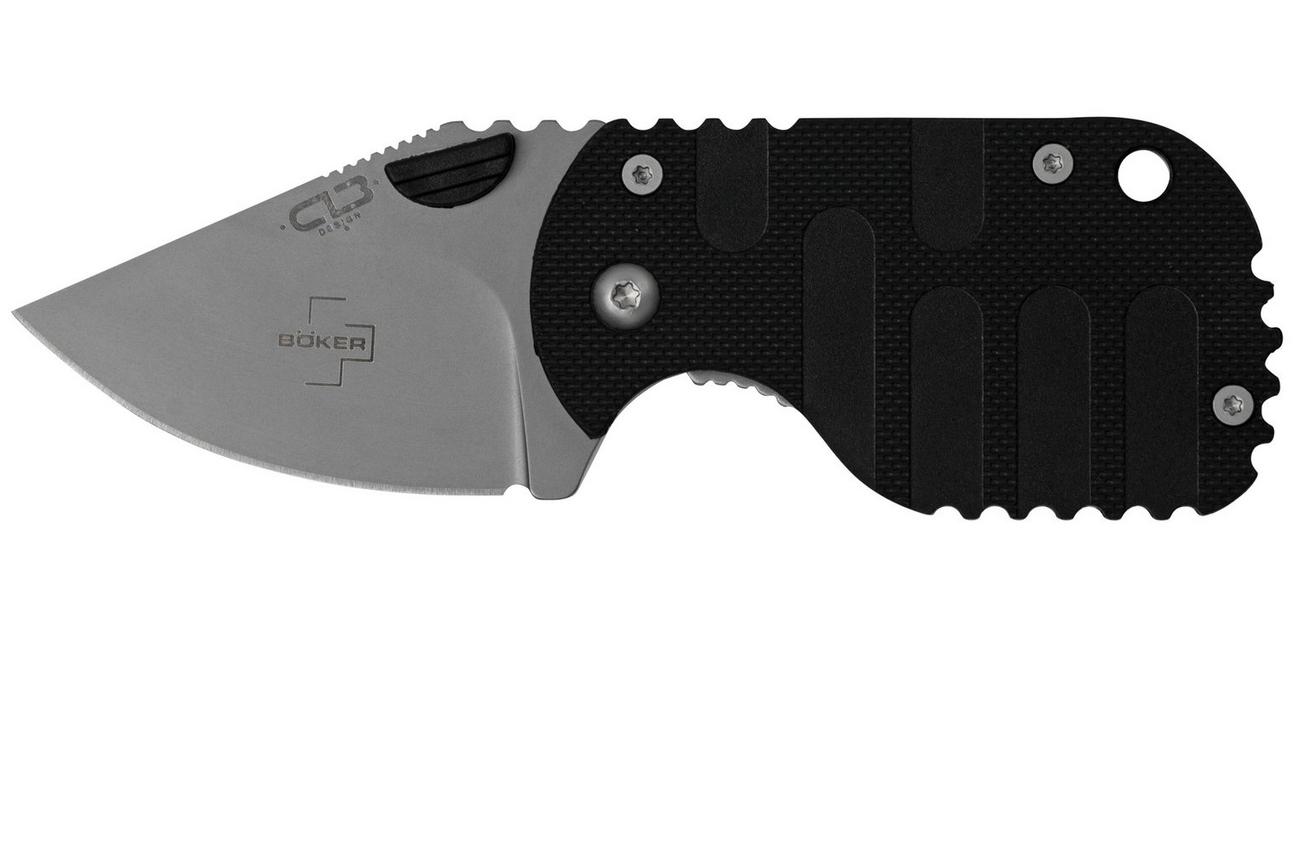 Böker Plus Subcom 2.0 01BO525, Chad Los Banos design zwart, zakmes
