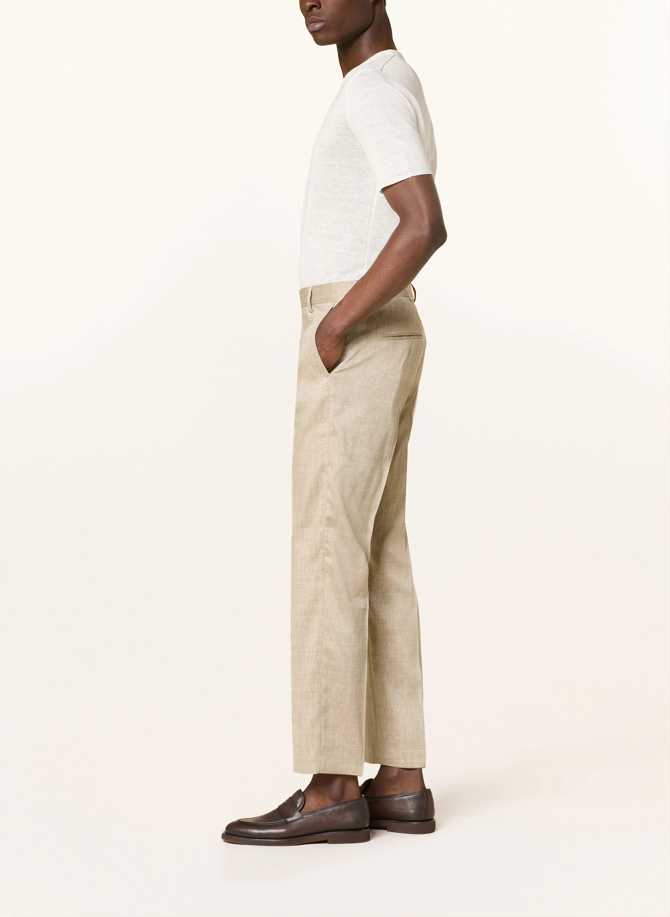 TIGER OF SWEDEN Anzughose TENSE Regular Fit mit Leinen