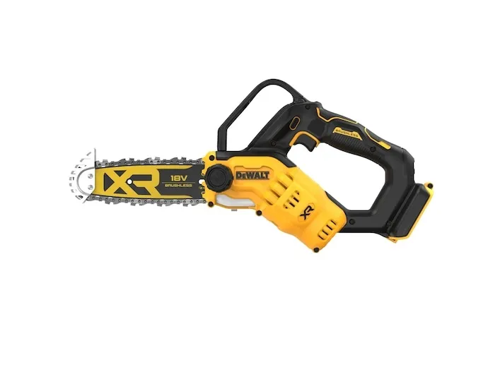 DEWALT DCMPS520N-XJ Akku-Astsäge 20 cm Schwert buerstenlos 18 Volt - Leistungsstarke 18 Volt Akku-Astsäge - ideal für die allgemeine Baumpflege Bürstenlose Motor-Technologie für höhere Leistung - kompaktere Abmessungen sowie längere Lebensdauer Stufe