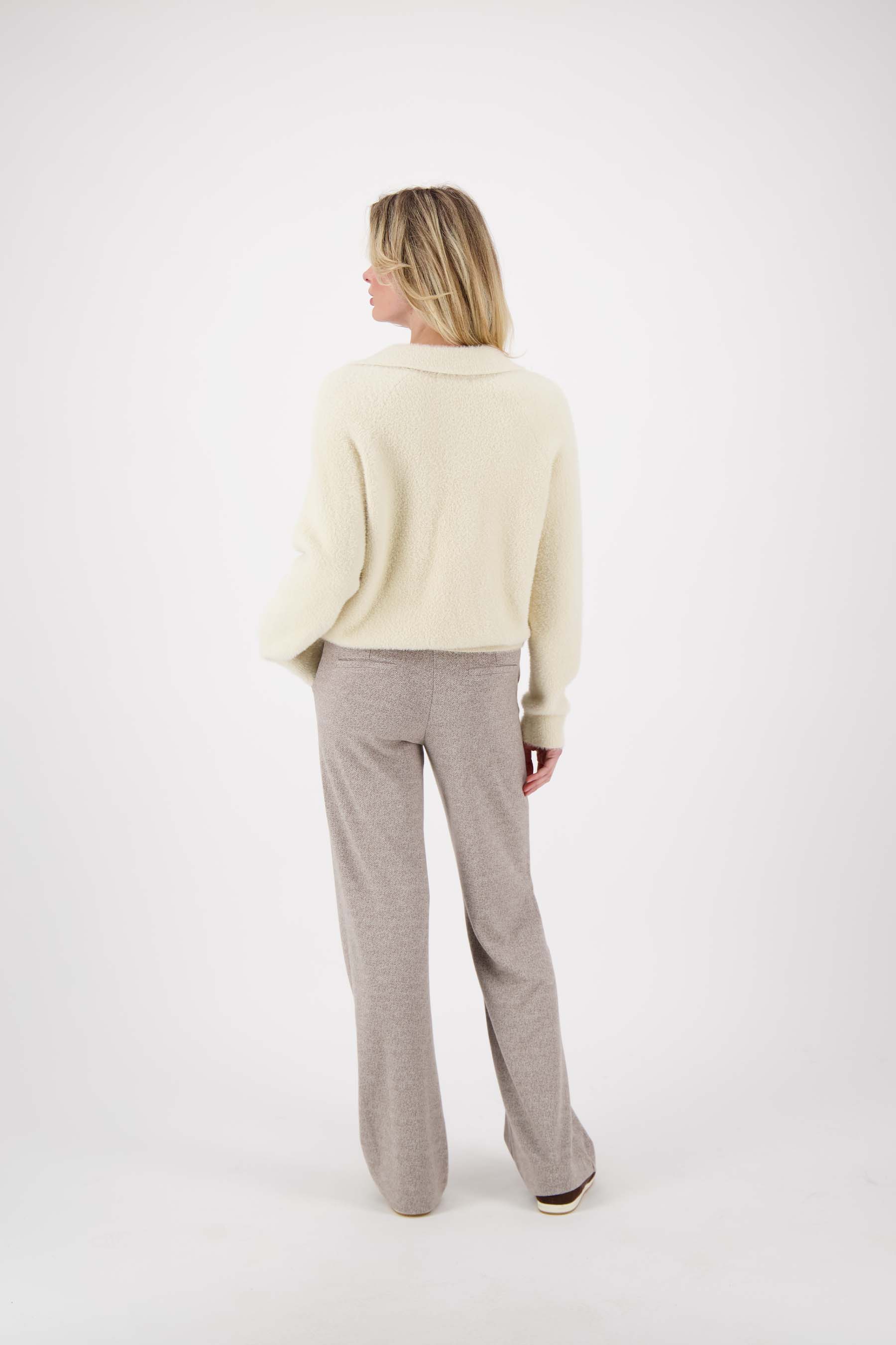 jacquard broek twee kleurig