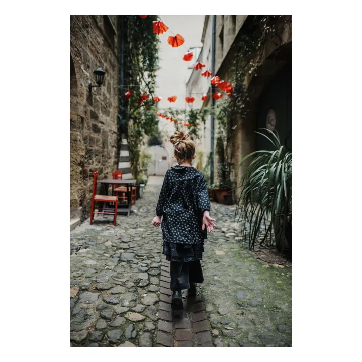 Lilinoa Robe Naël Fleurs | Noir