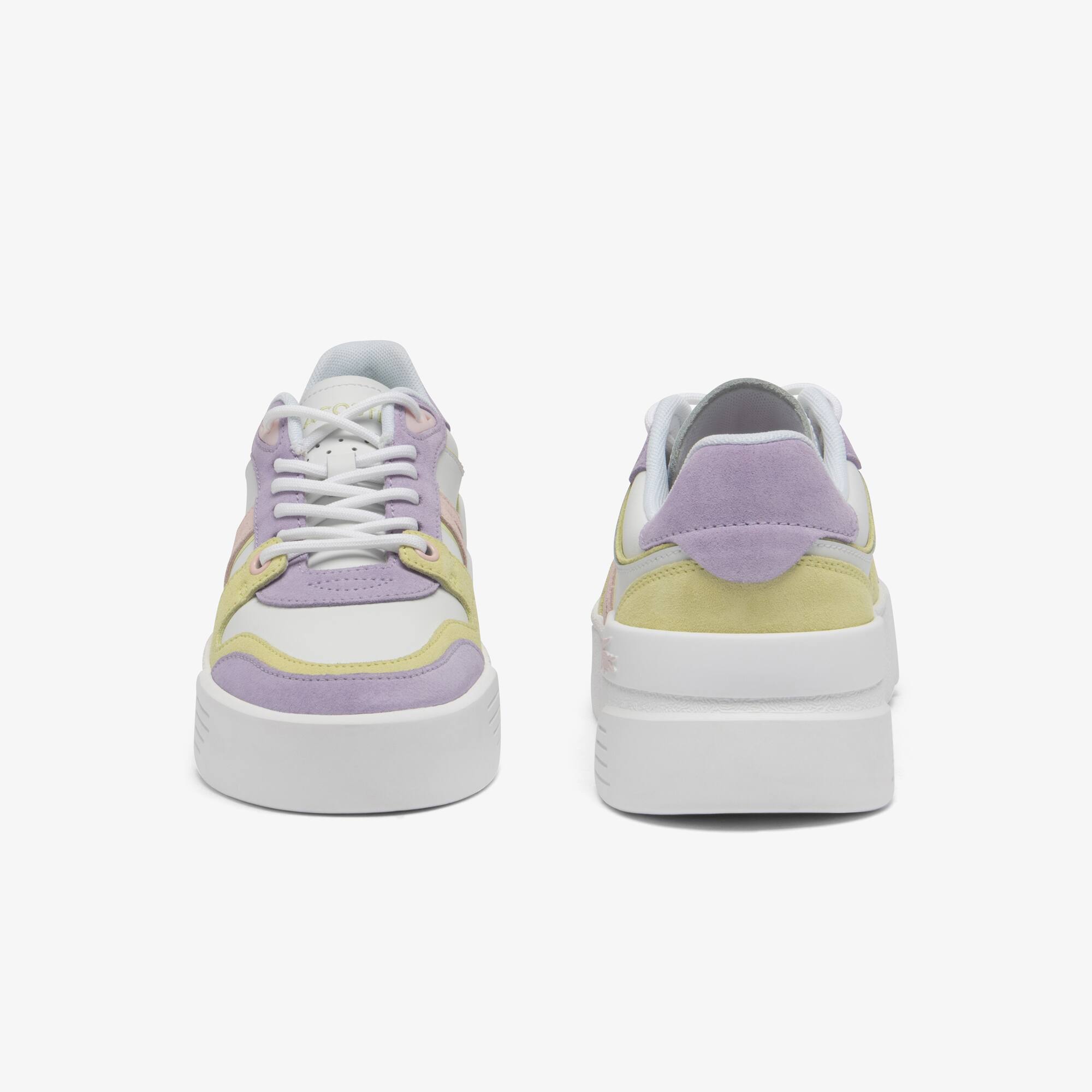 Sneakers L002 Evo femme en cuir contrasté Sneakers - Blanc - Lacoste - Femme