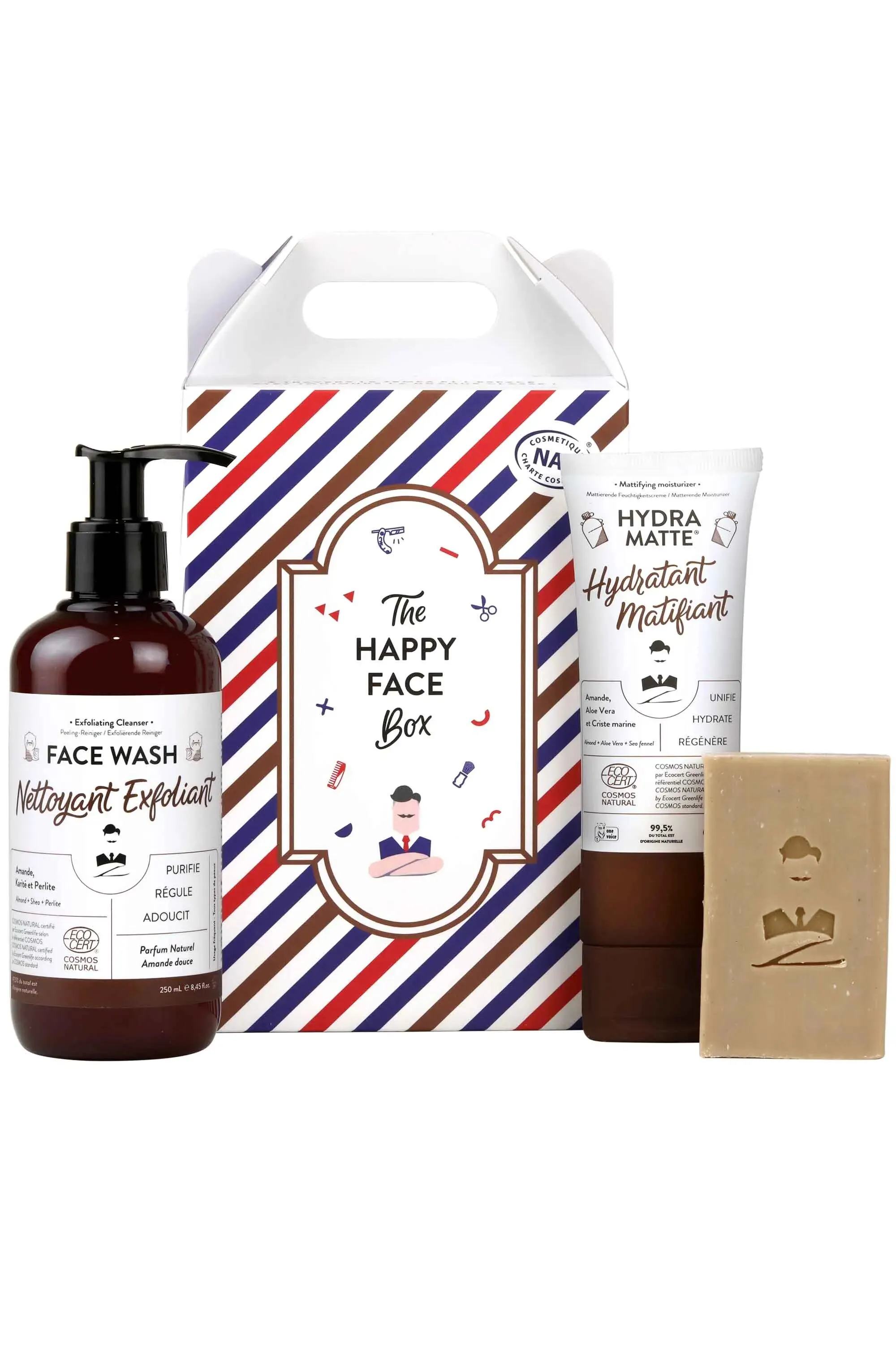 Monsieur Barbier Coffret de soin visage pour homme Happy Face