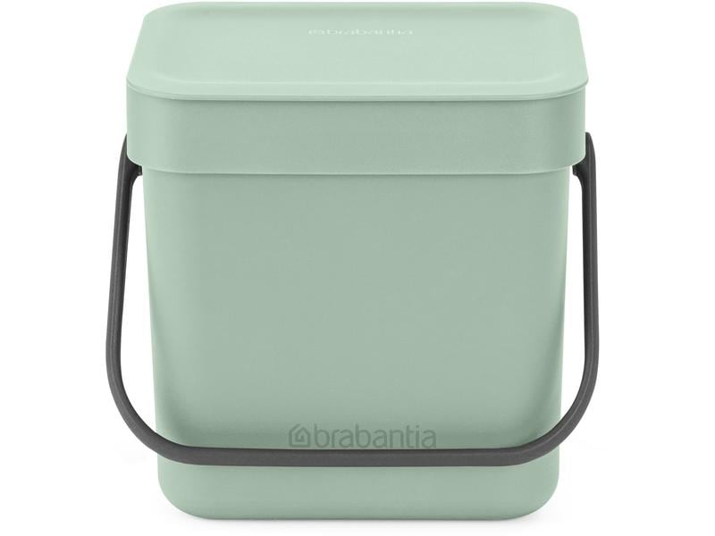 Brabantia Komposteimer Sort & Go 3 l, Hellgrün Abfallbehälter
