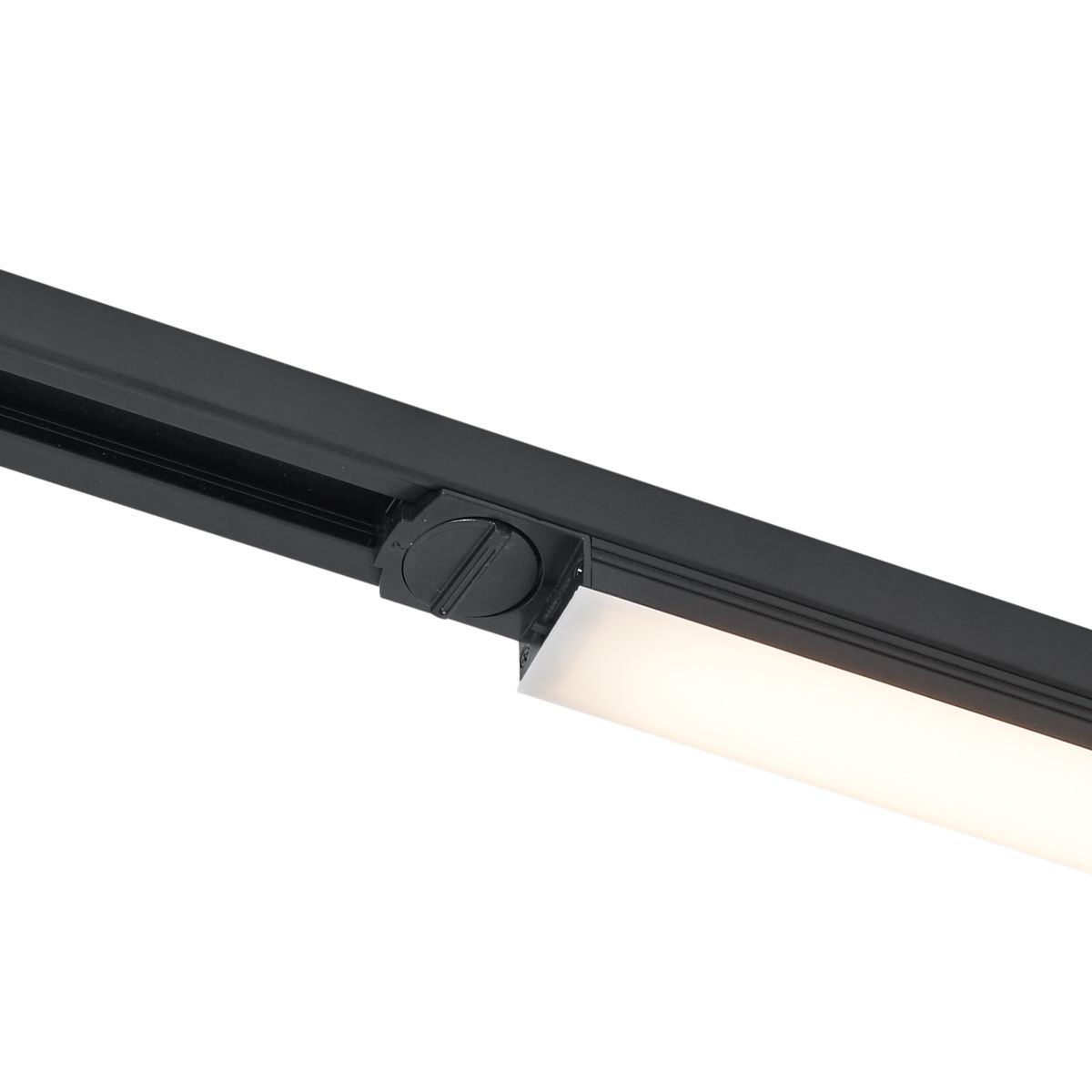 Moderne plafondlamp zwart voor railsysteem 1-fase 5W 400 lm 2700-4000K - Iconic Tsiri