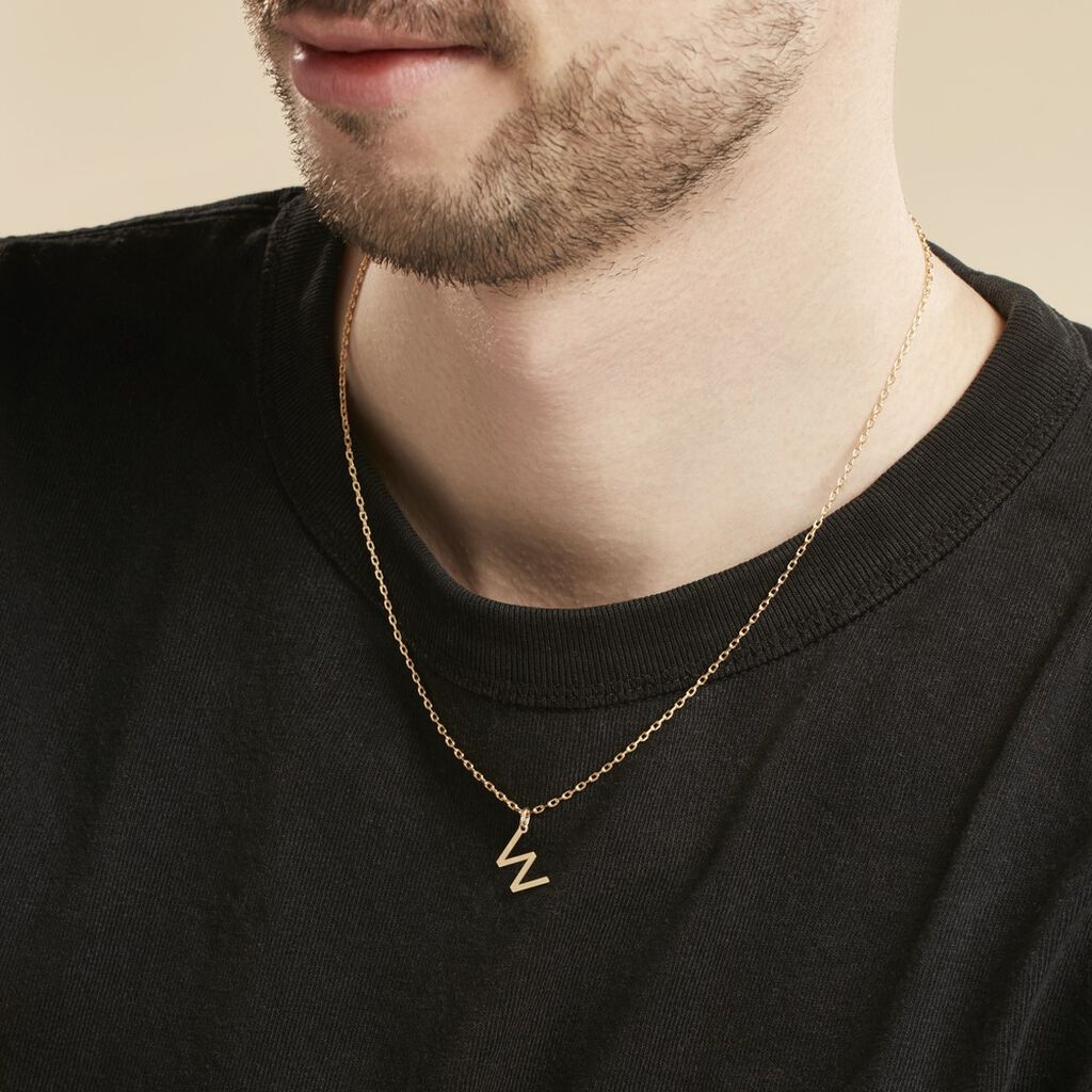 Pendentif Ionia Lettre Or Jaune