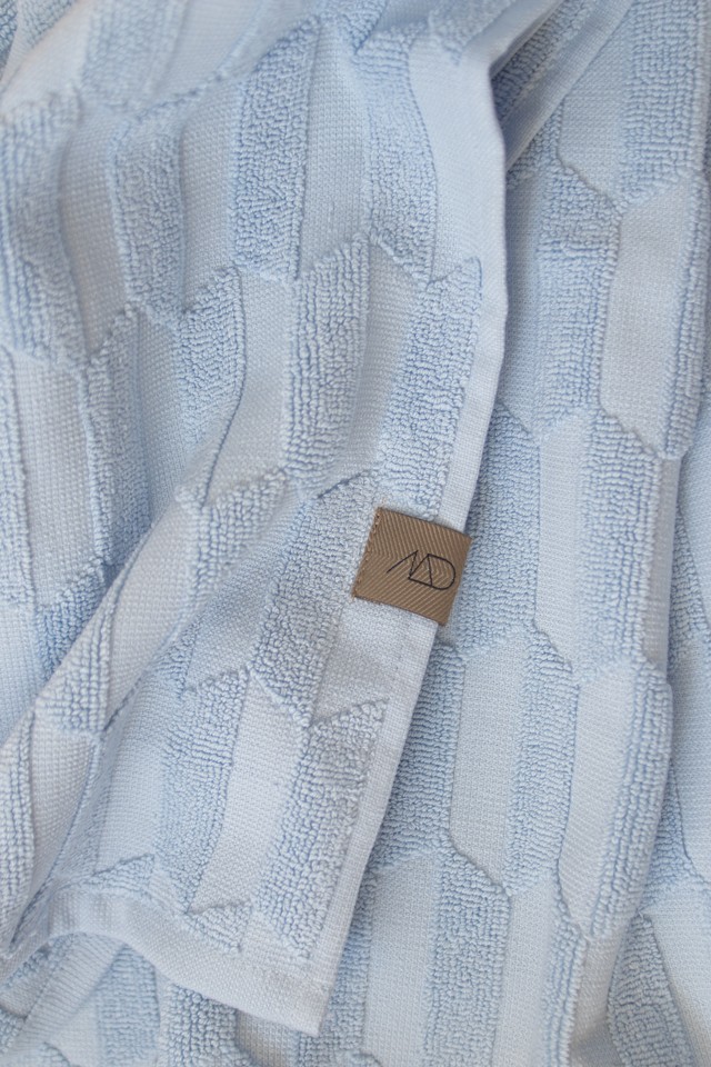 Mette Ditmer - GEO Håndklæde - Light Blue - 70