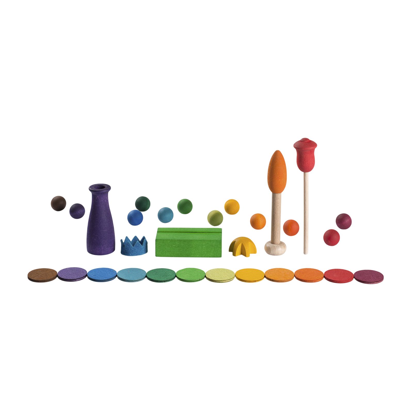 Geburtstagsset Regenbogen Grapat
