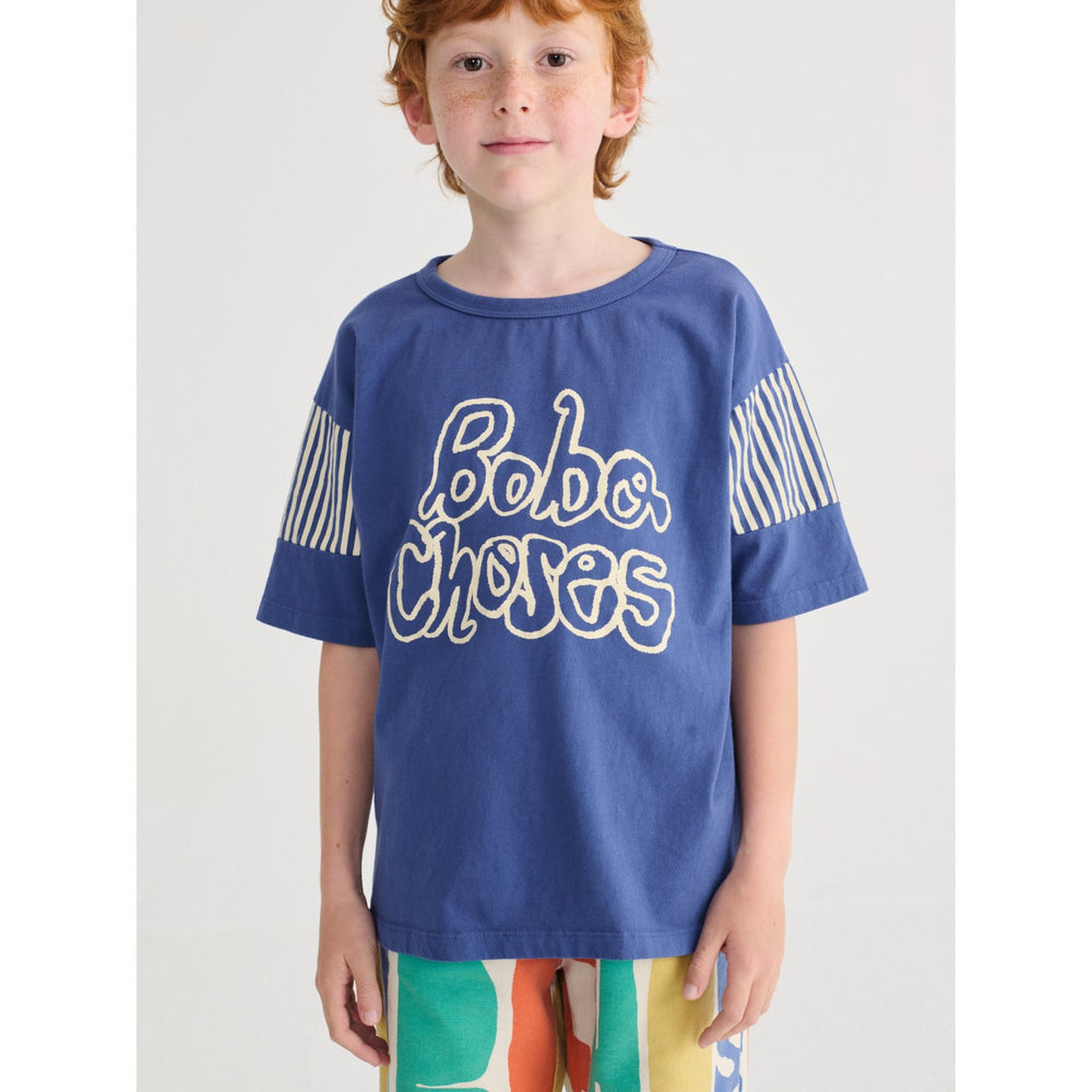 Køb Bobo Choses Navy Blue Bobo Choses By Hand T-Shirt