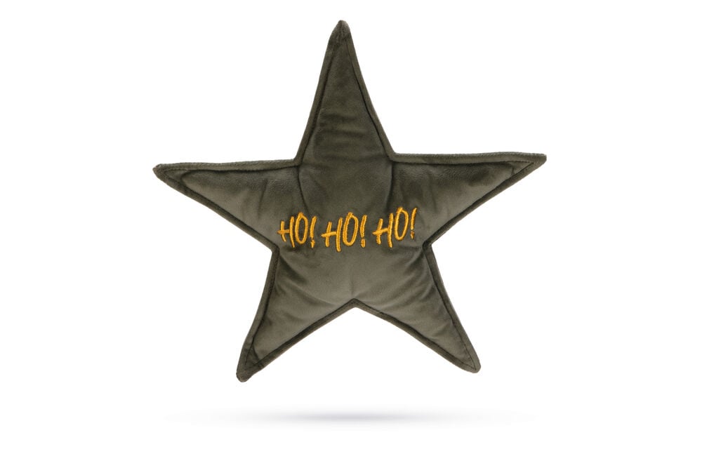 Designed By Lotte Kerstster - Knuffel - Hondenspeelgoed - groen - 29x27x27 cm