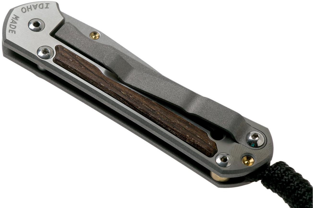 Chris Reeve Sebenza 31 Small Bog Oak inlay S31-1100 zakmes