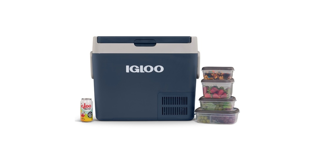 IglooICF40 AC/DC met compressor koelbox  (Blauw, 39 liter)