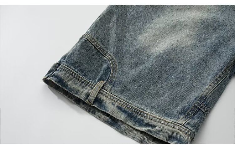 Yelmenor - Omgekeerde denim shorts