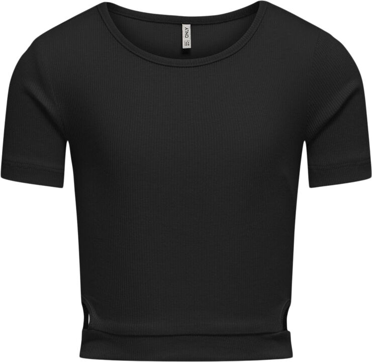 ONLY KOGNESSA S/S CUT OUT TOP BOX JRS Sort