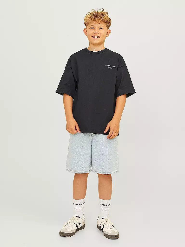JACK & JONES Jungen T-Shirt  JORNOHO  schwarz