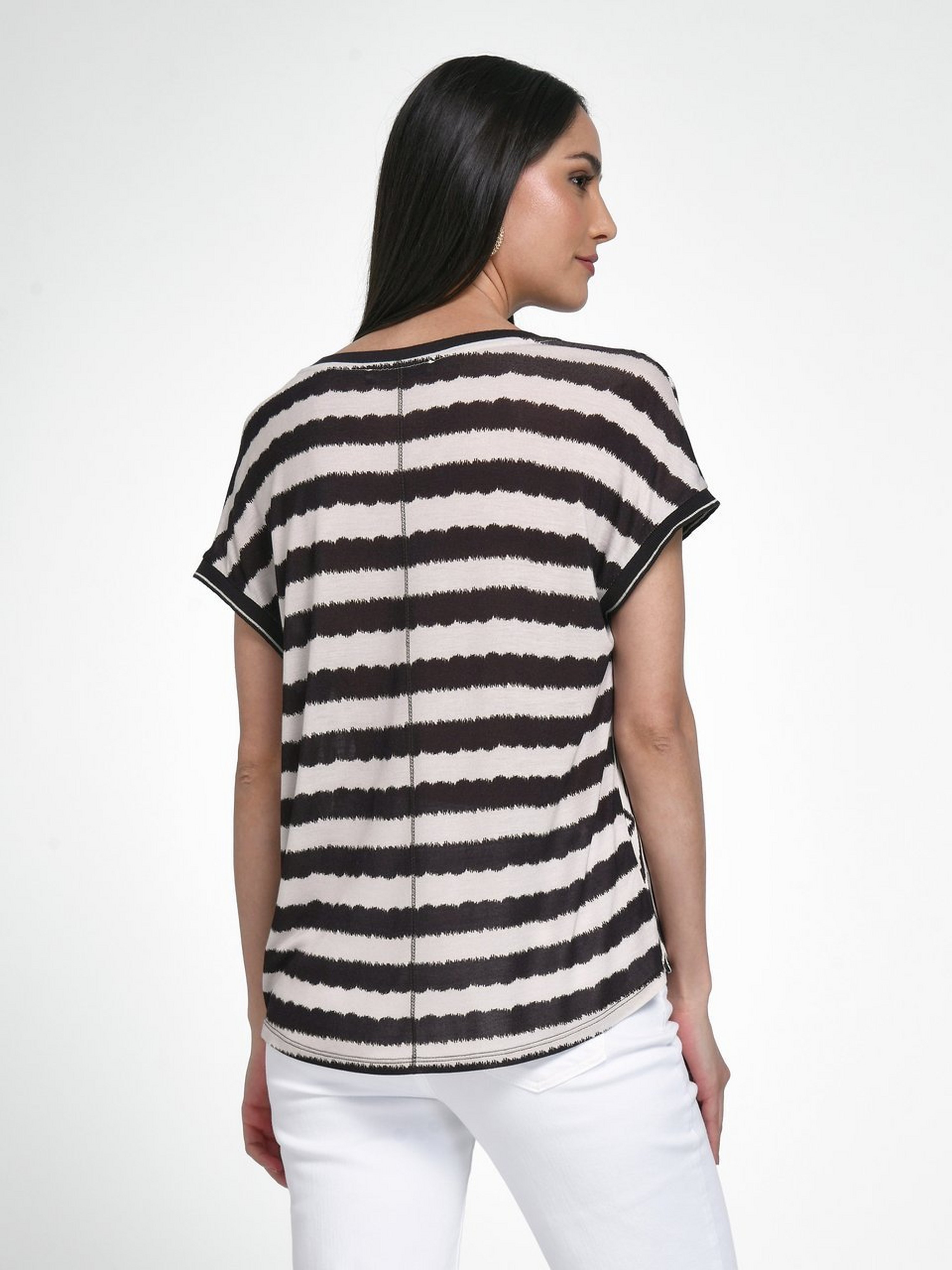 Blusenshirt mit Rundhals