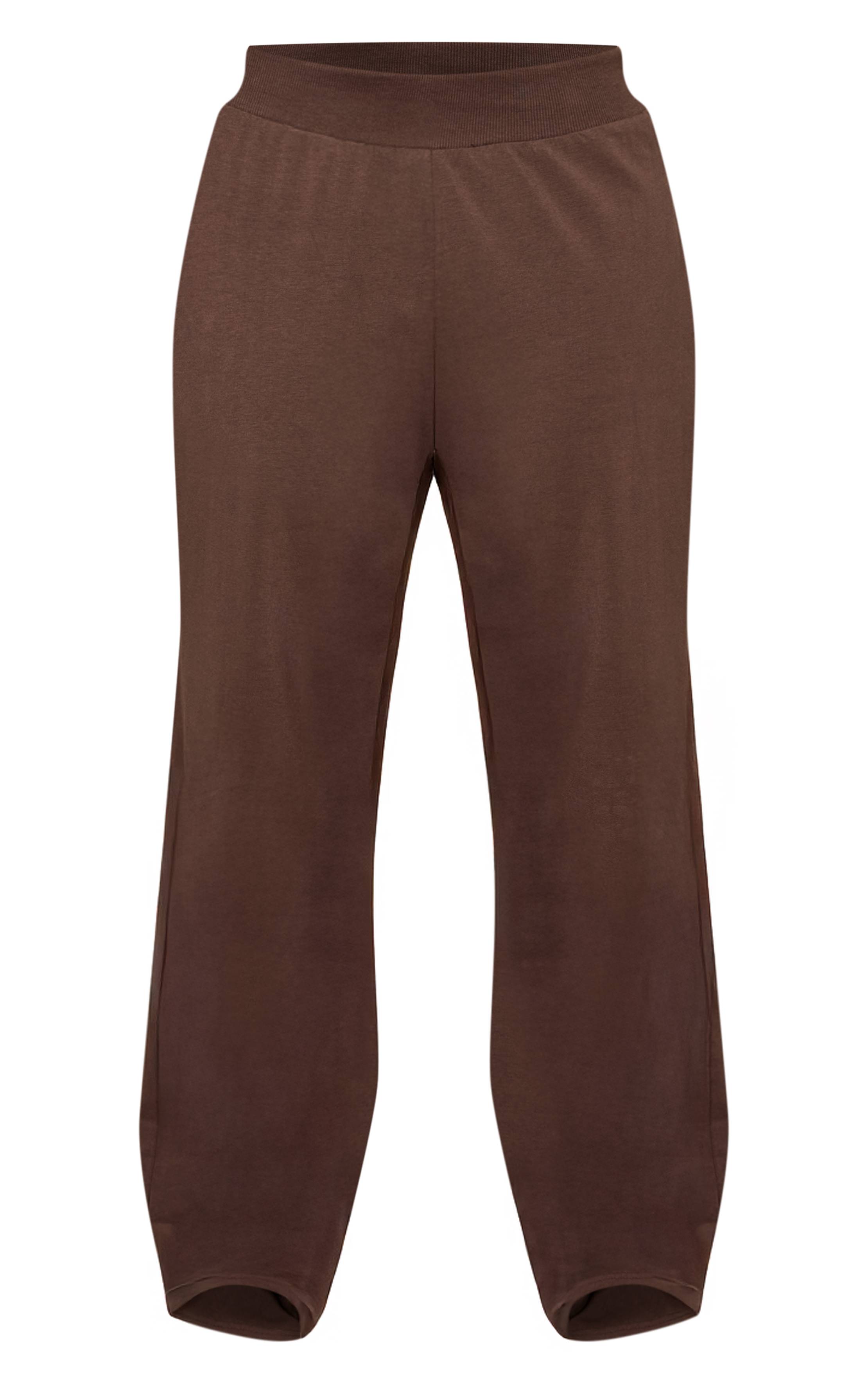 Deep Chocolate Pantalon Droit Sculptant