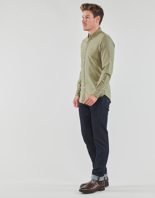 Polo Ralph Lauren - SLBDPPCS-LONG SLEEVE-SPORT SHIRT Kaki