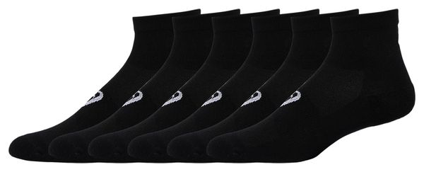 Chaussettes x6 Asics Quarter Noir Unisex