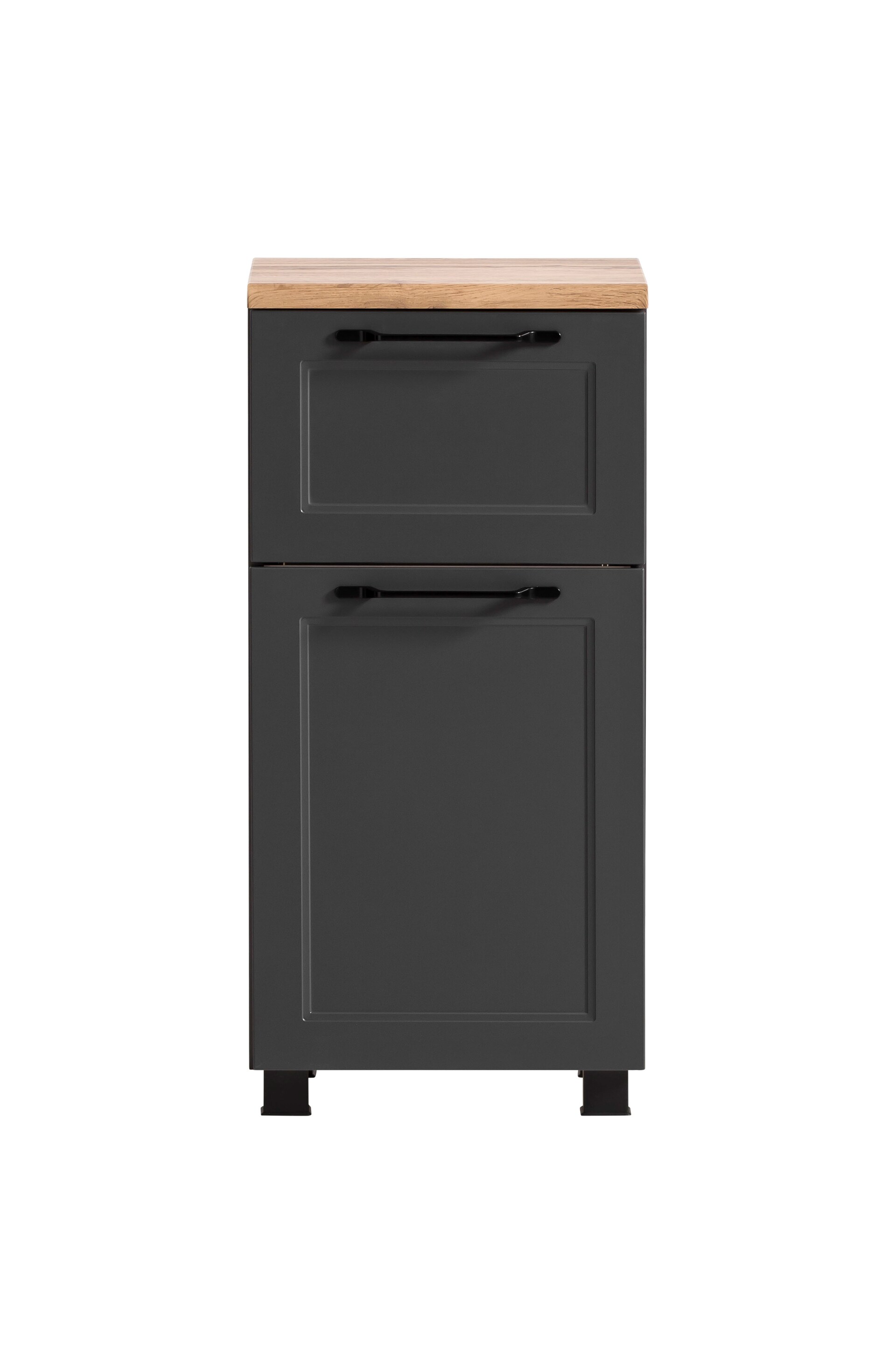 Unterschrank Lüttich grau B/H/T 40x79x35 cm