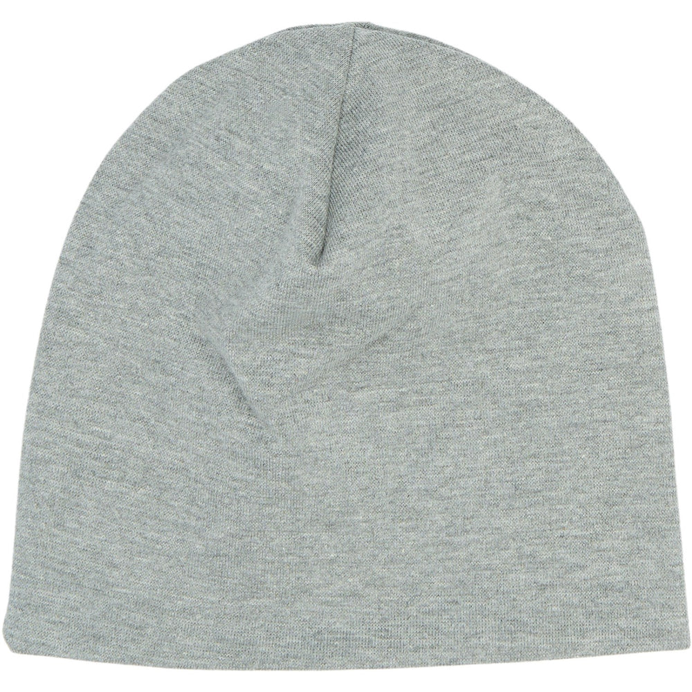 Køb Mikk-Line Light Grey Melange Bomuld Hue - Solid