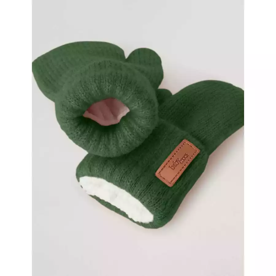 BabyMocs Handschuhe Vegan grün