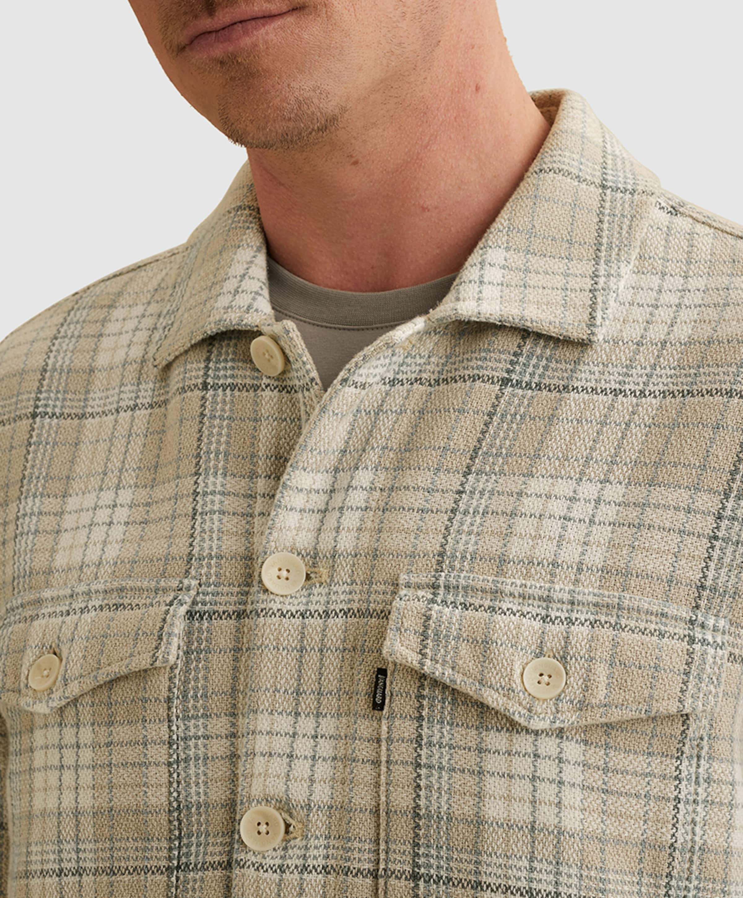Vanguard Heren overshirt beige