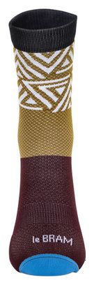 Paire de Chaussettes LeBram Aspin Sigle Bordeaux
