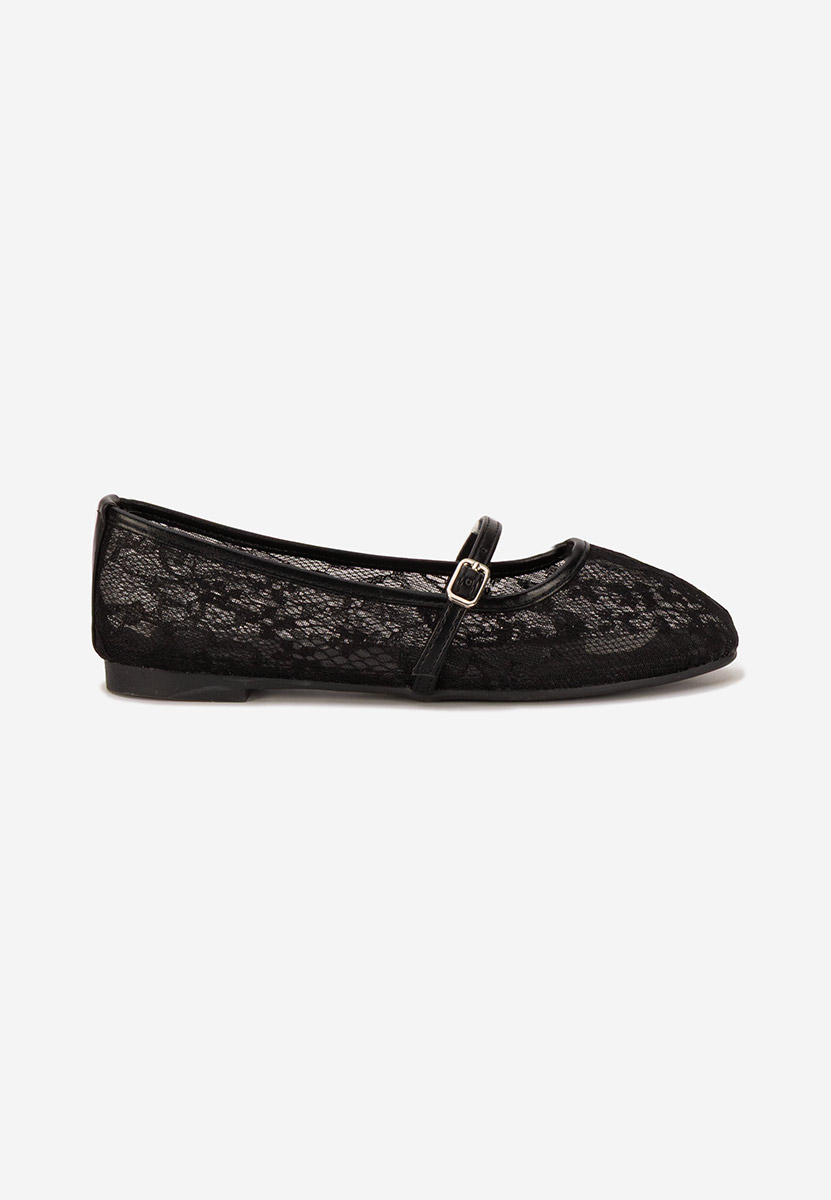 Ballerines perforées noirs Corelay
