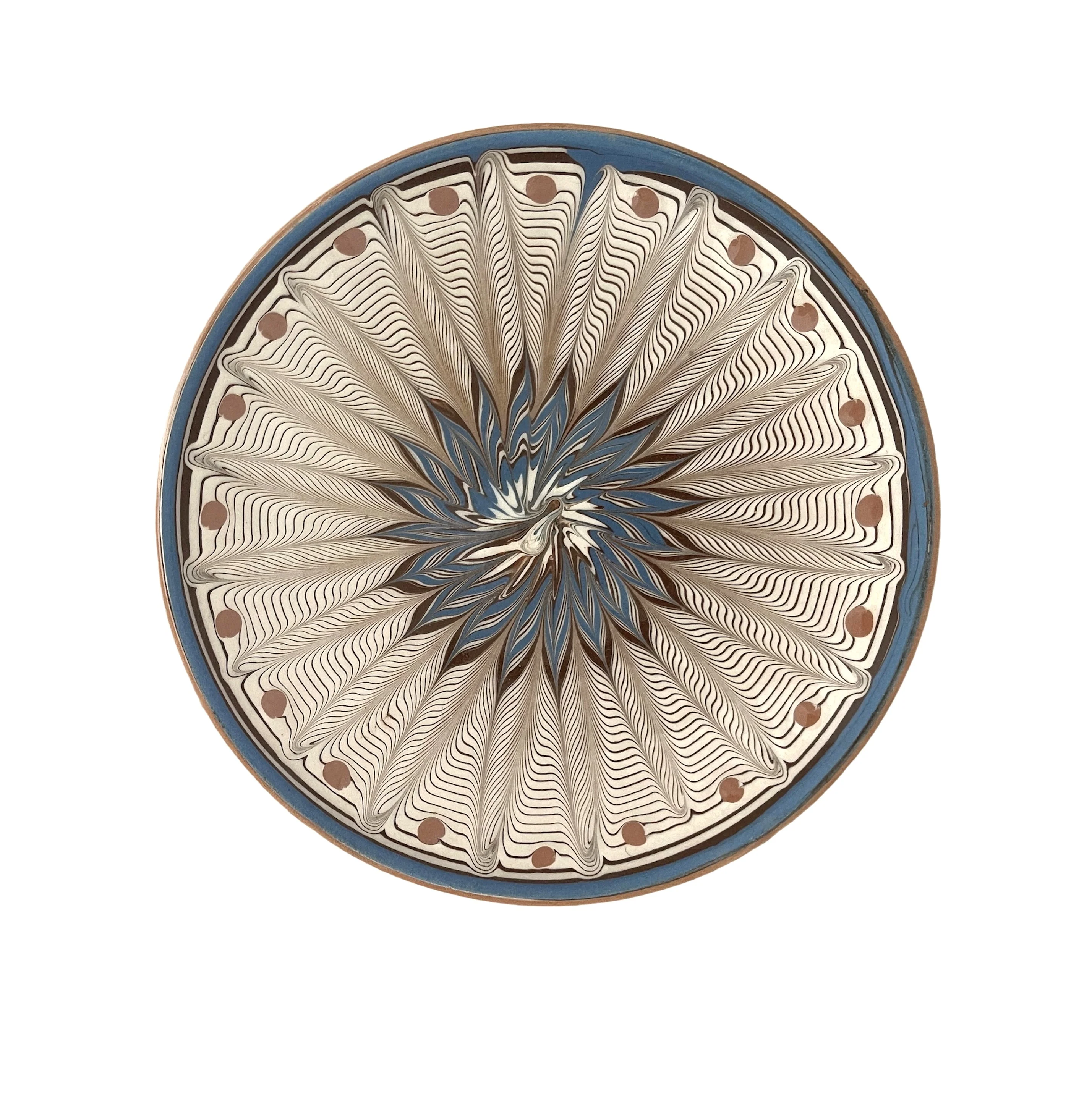 Jou Quilts  Keramik fad - Ø13-15 cm.