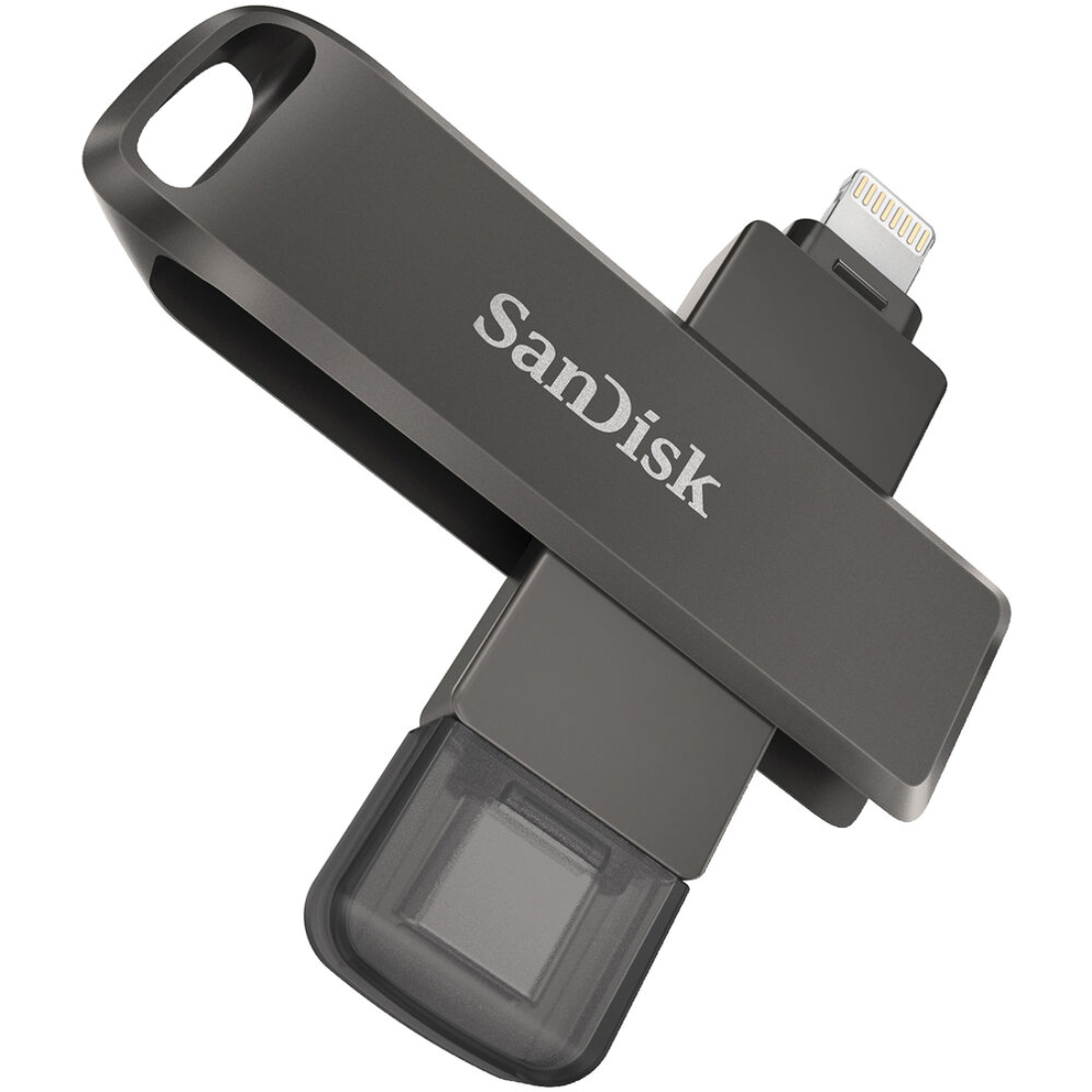 (128GB) iXpand Flash Drive Luxe USB C 3.1 / Lightning Speicher Stick Flash Drive (SDIX70N-128G-GN6NE) - Schwarz
