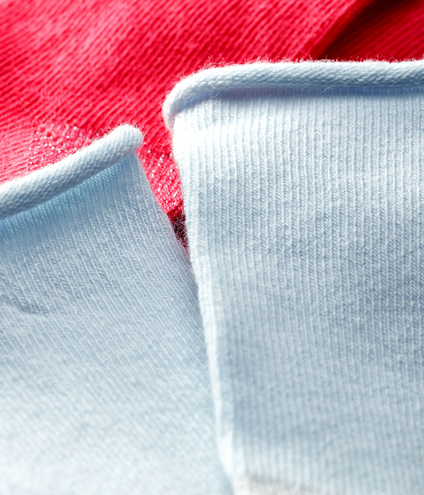 Lot de 2 chaussettes unis bébé fille