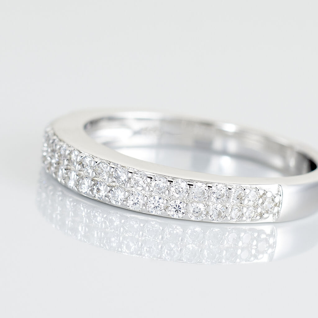 Bague Kelsy Argent Blanc Oxyde De Zirconium