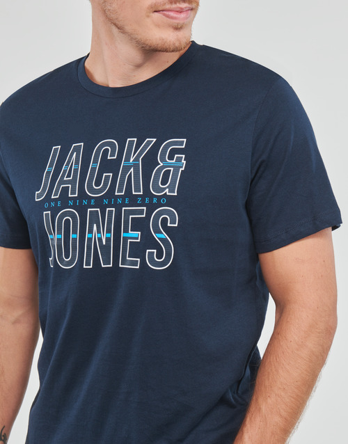 Jack & Jones - JJXILO TEE SS CREW NECK - Marine