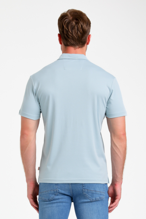 Gabbiano blauwe heren polo