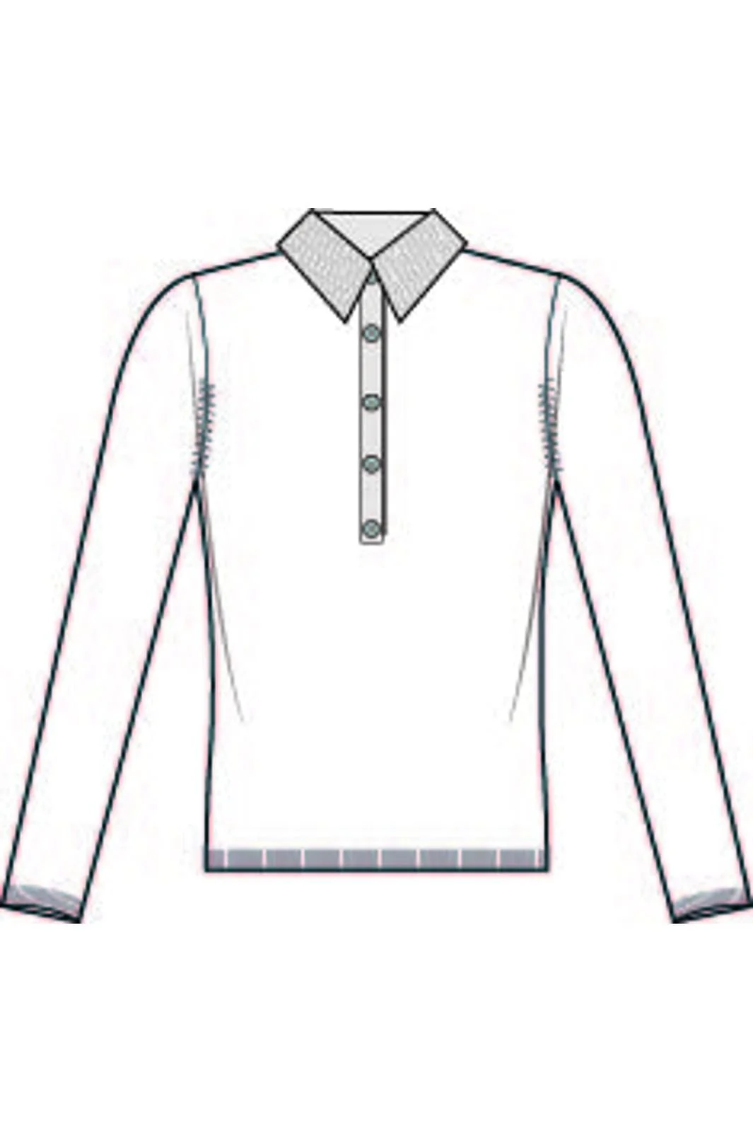 Haute L'Amitié Premiere Ls Polo Knit HL10004