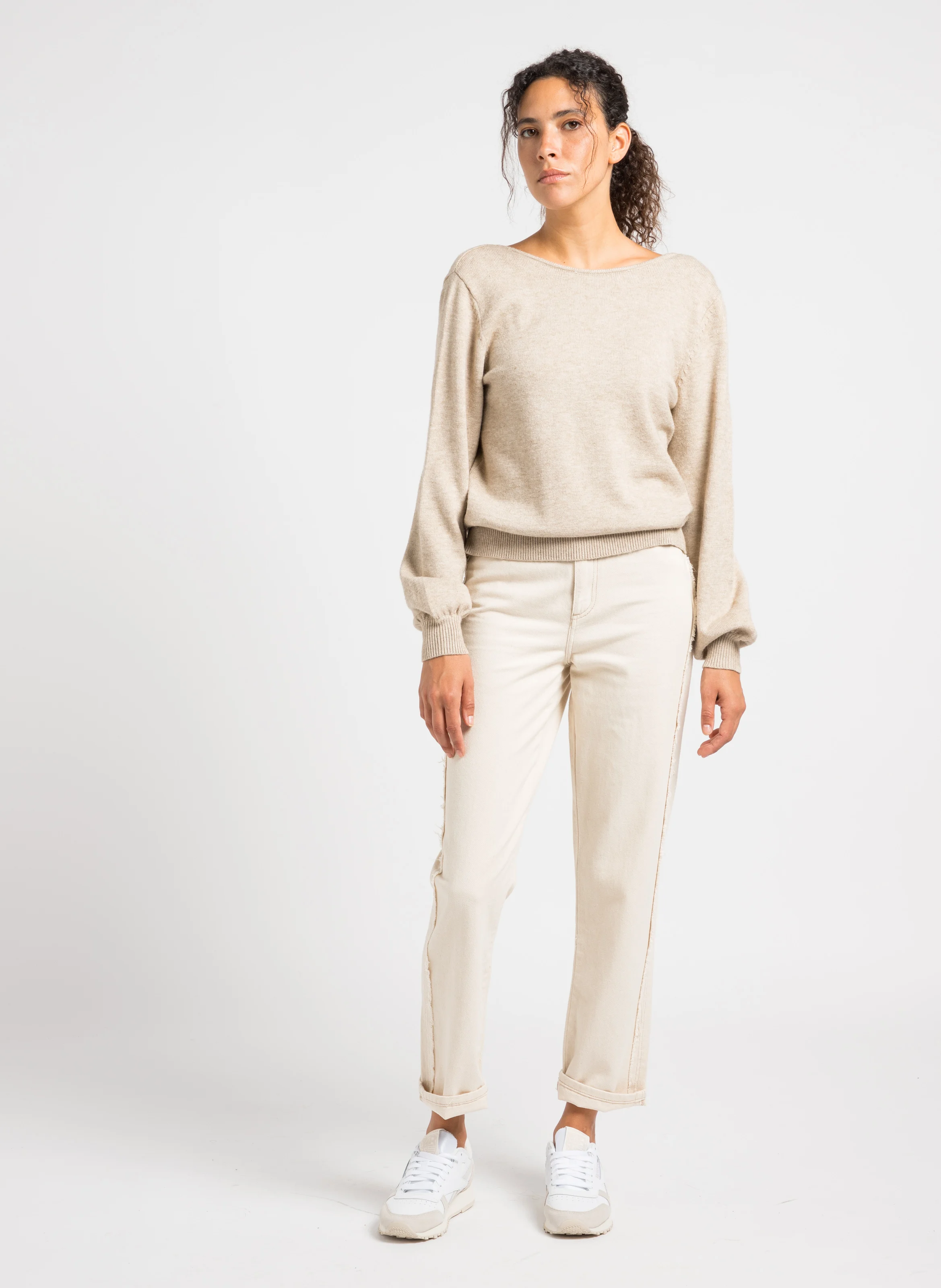 CLASSIC LEATHER - Baskets basses en cuir | Blanc