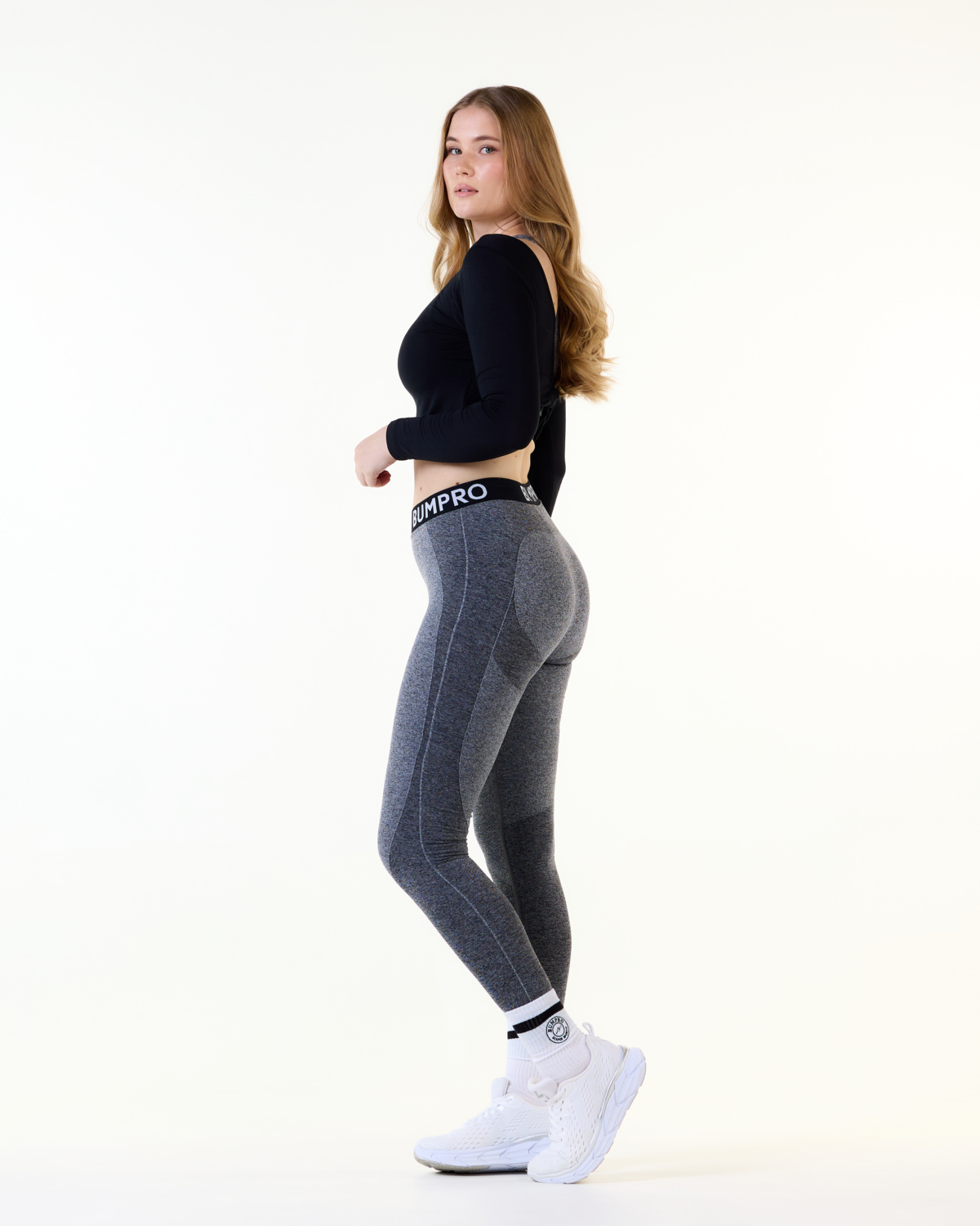 Bumpro Battle Tights Grey Melange