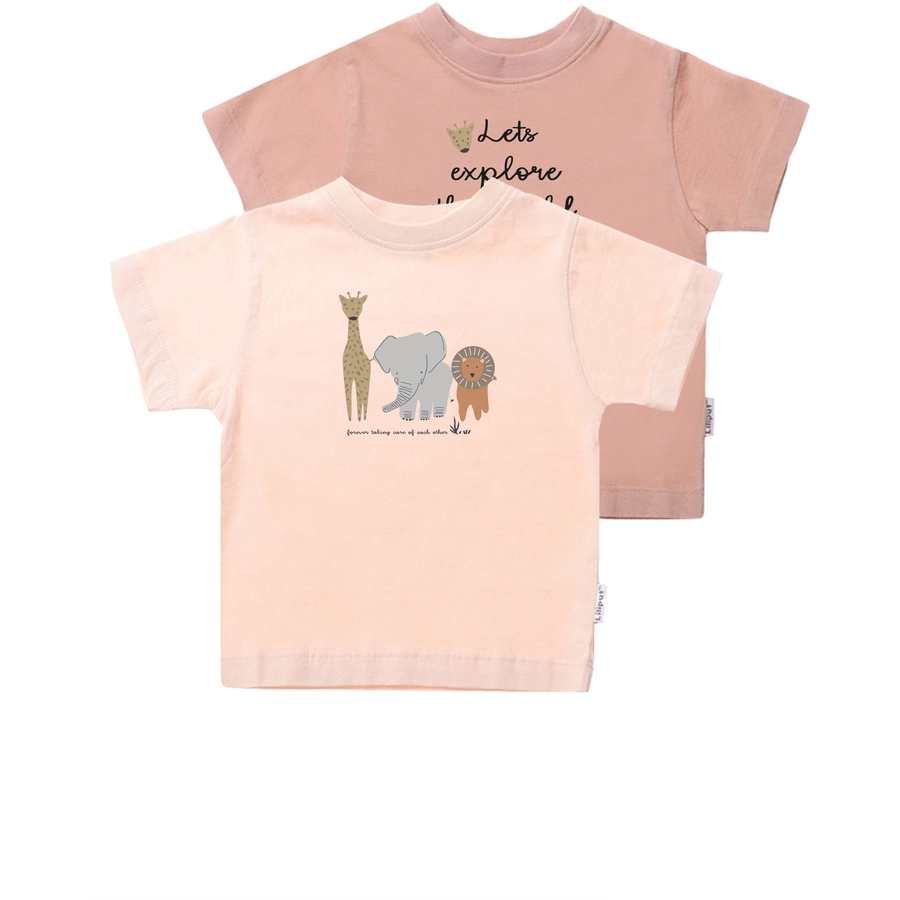 Liliput T-Shirt im 2er Pack Elefant rosa