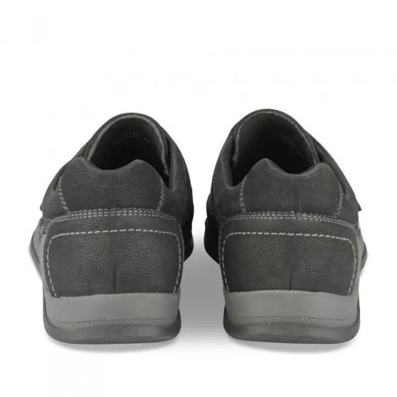 Chaussures bateau NOIR MEGIS CASUAL