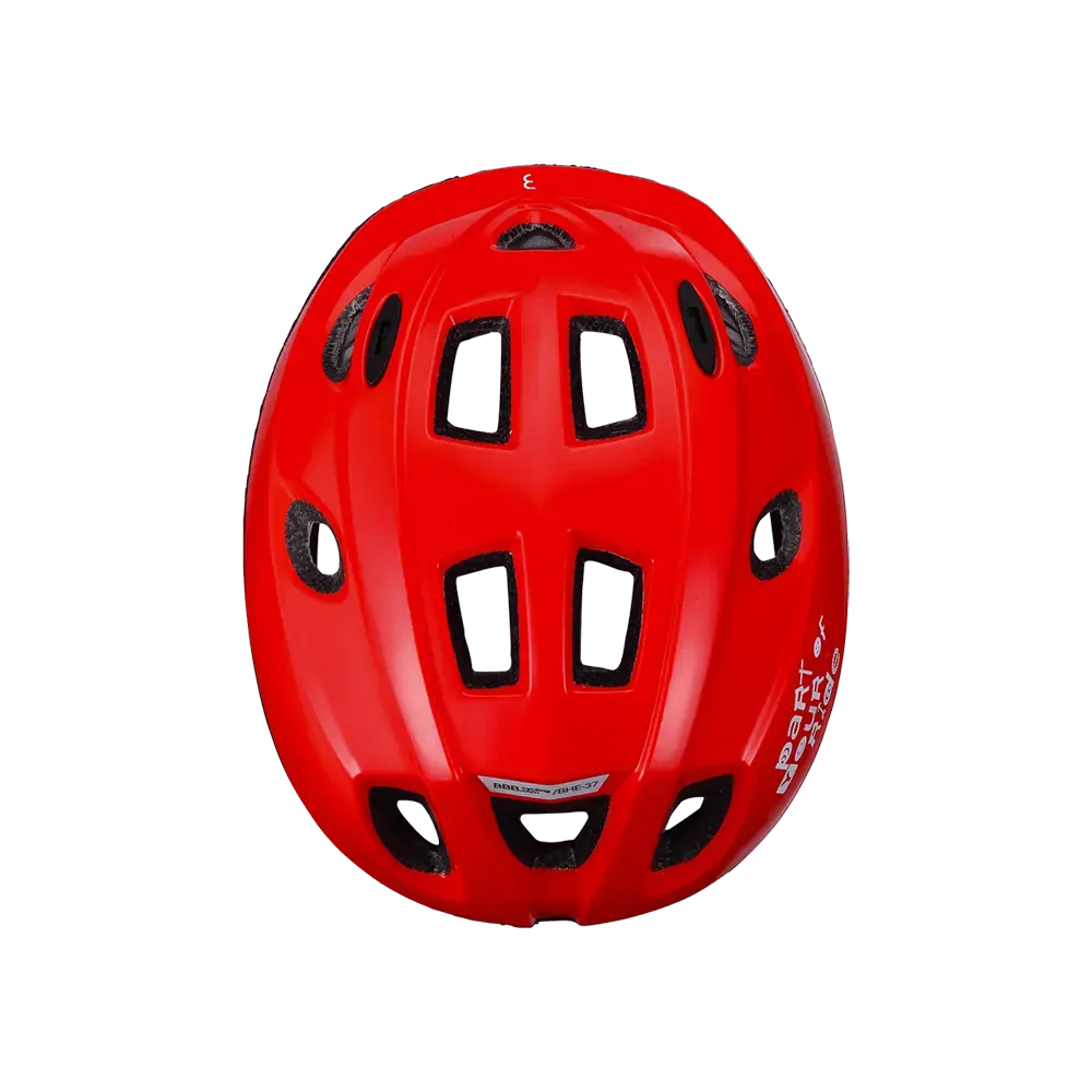 BBB Cycling Boogy BHE-37 Kinder Fietshelm Glossy Rood
