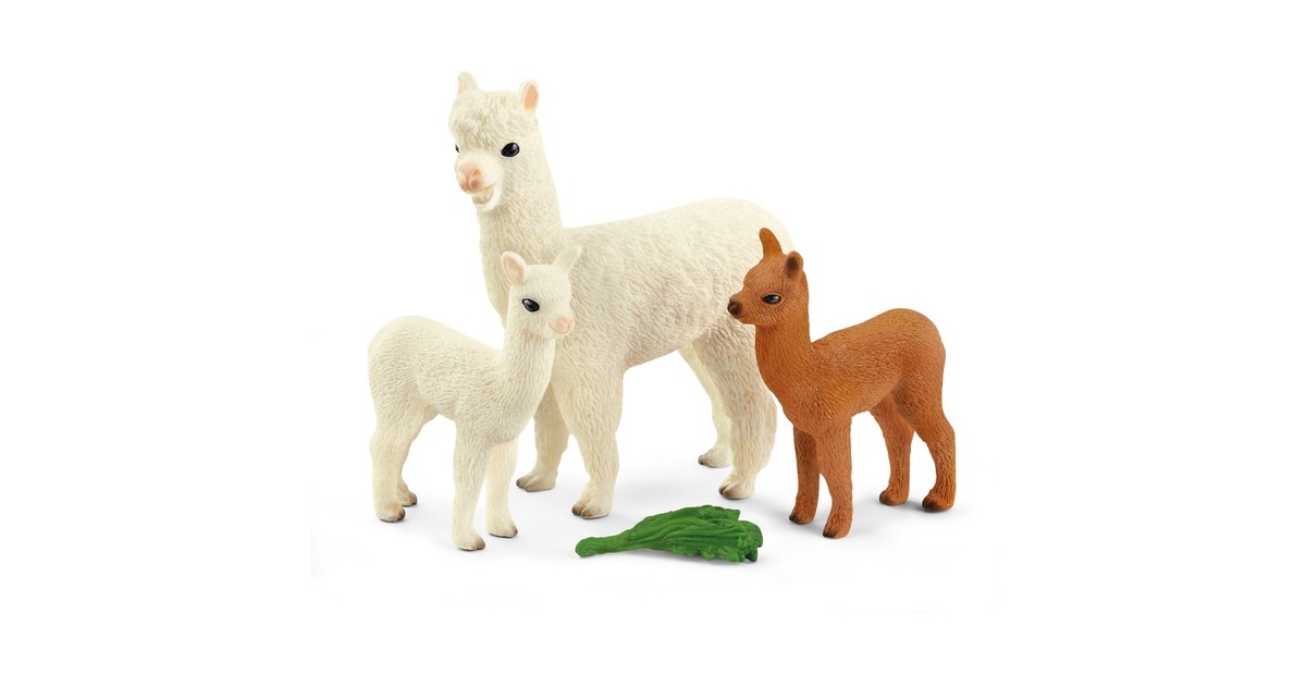 SchleichWild Life - Alpacafamilie speelfiguur