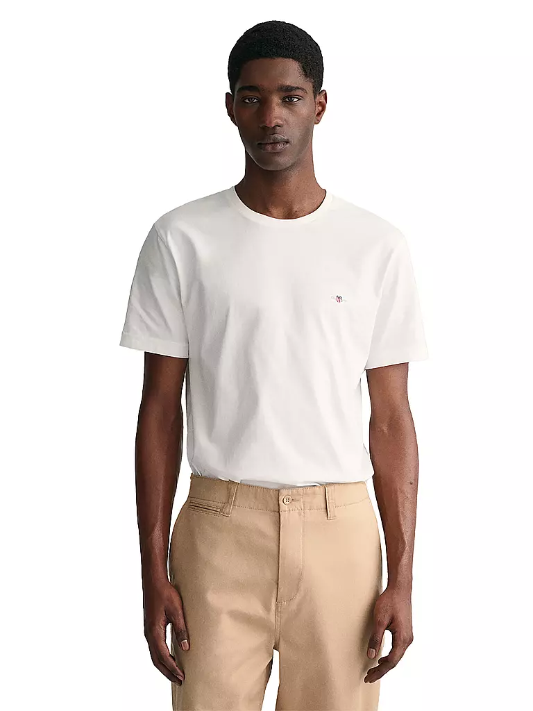 GANT T-Shirt Regular Fit weiss