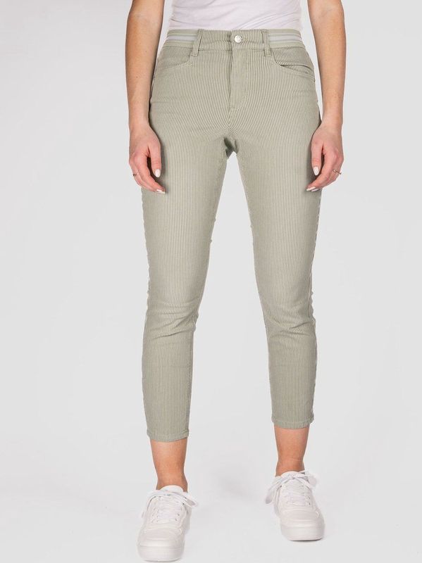Angels - Ornella Sporty 232 - Capri Broek - Olijf Groen