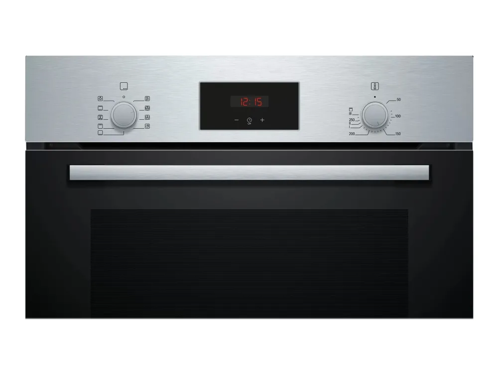 Bosch Serie | 2 HBF114BS1 - Ovn - til indbygning - niche - bredde: 56 cm - dybde: 55 cm - højde: 57.5 cm - med selv-rengøring - Klasse A - rustfrit stål